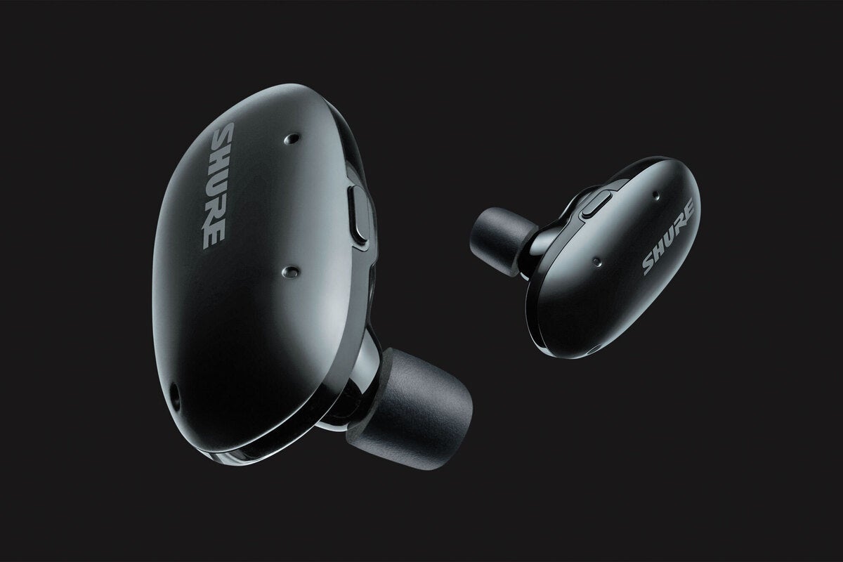 shure aonic free on black