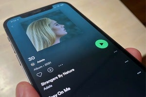 spotify adele shuffle album view