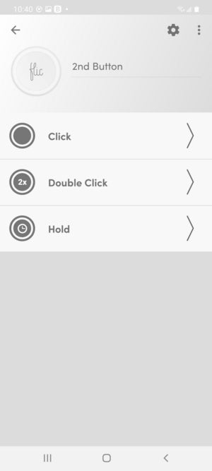 three flic 2 button actions