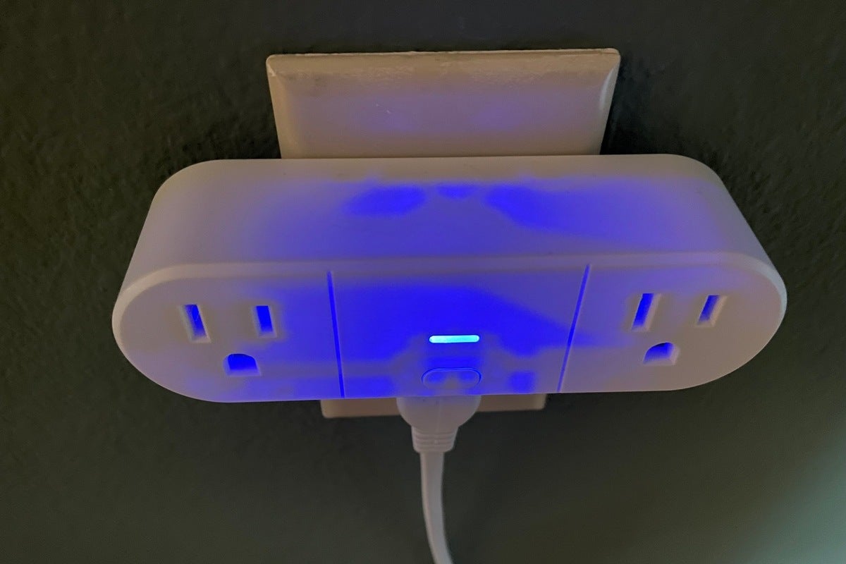ultrapro 2 outlet smart plug led