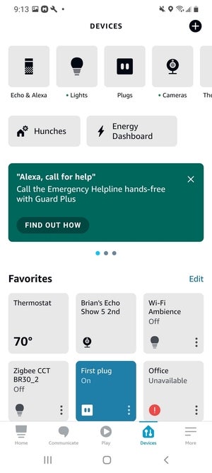 amazon smart thermostat app g
