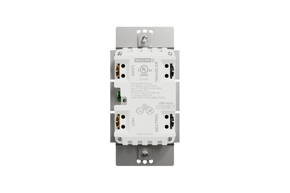 square d x series dimmer switch back