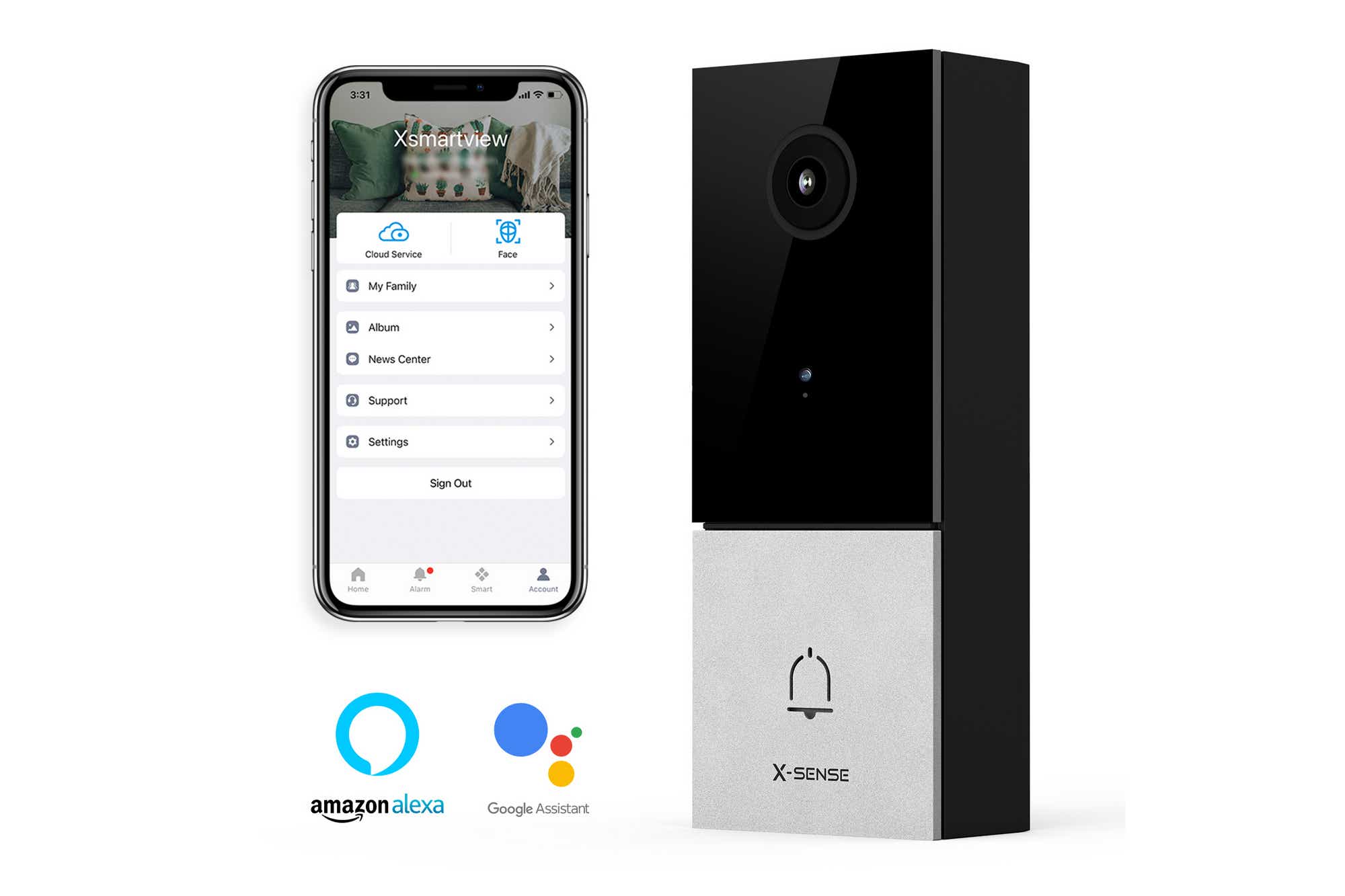 X-Sense Smart Video Doorbell VD2