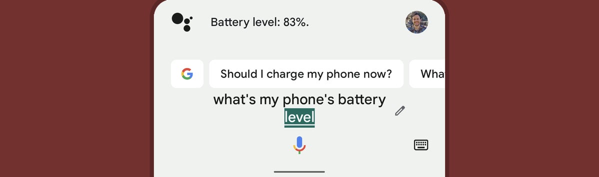 20 google assistant android battery level
