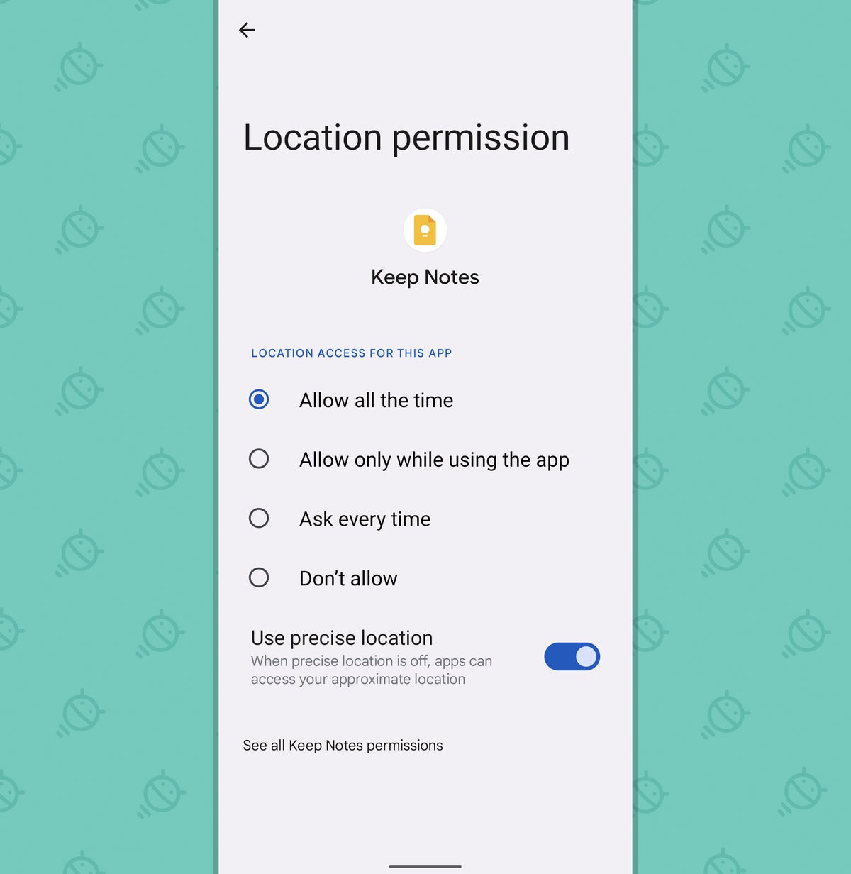 Android Maintenance: Permissions