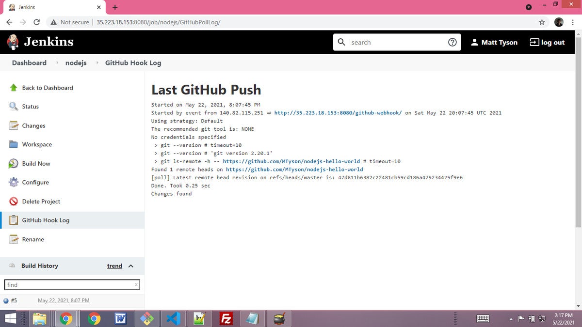 jenkins git push
