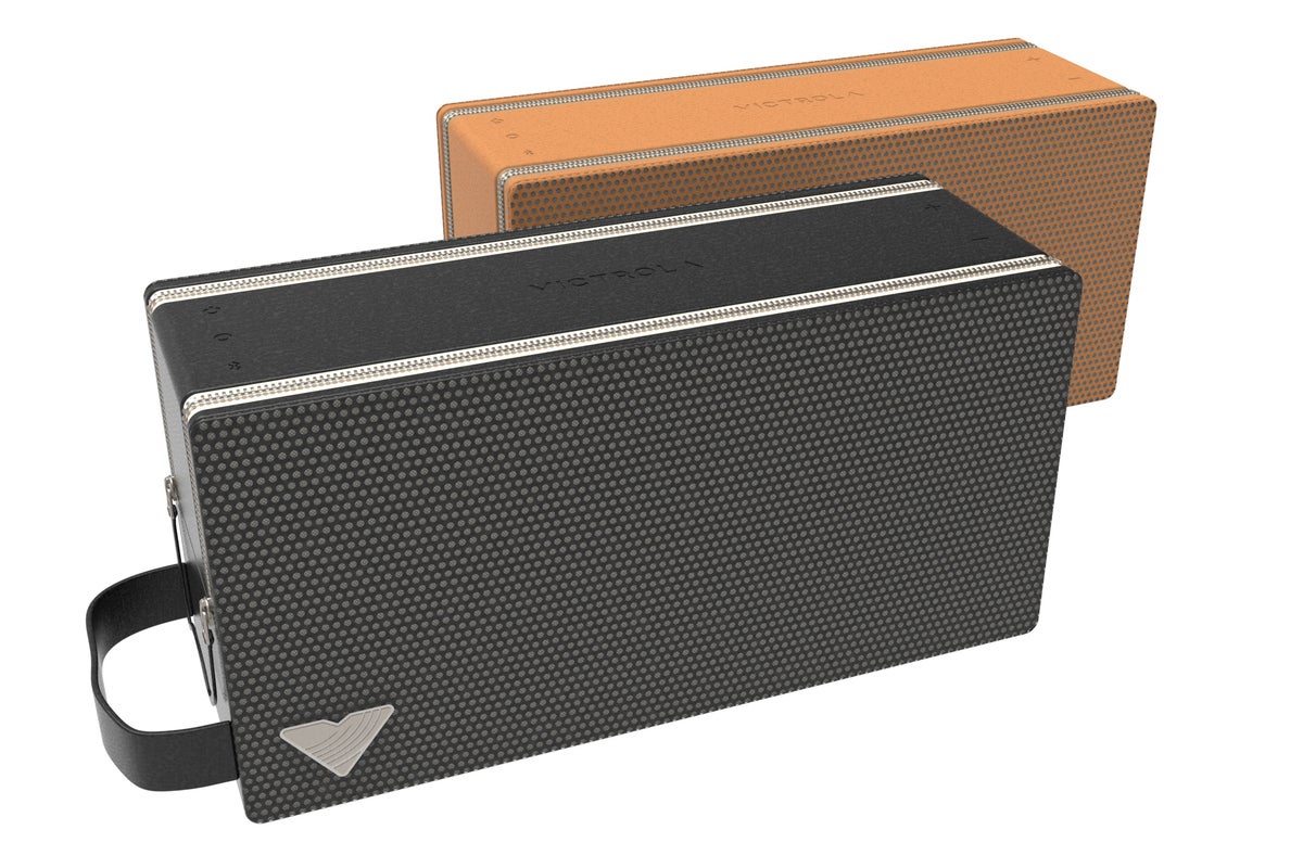 victrola me2 in optional leather case
