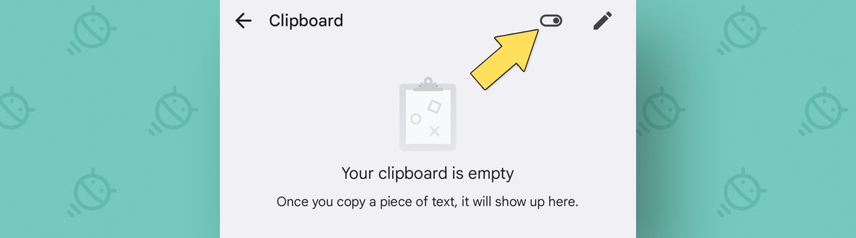 Gboard Android: Clipboard switch