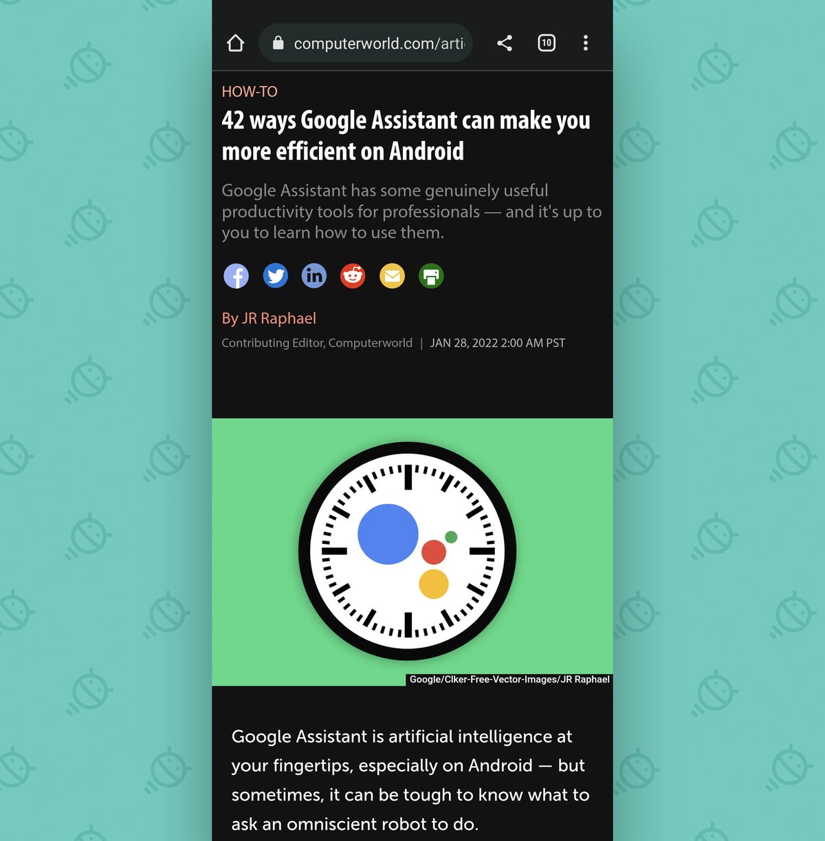 Chrome Android Settings: Dark mode