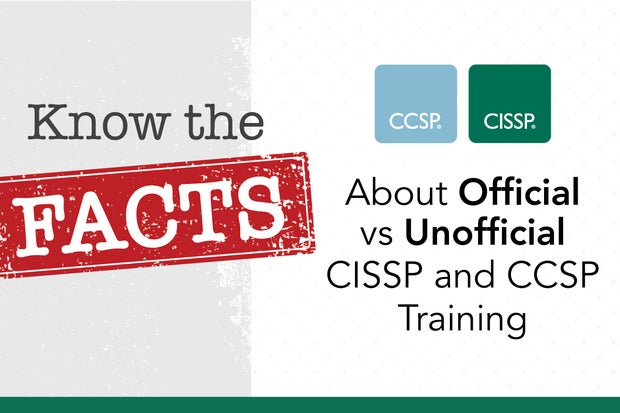 Image: Sponsored by (ISC)Â²: CISSP and CCSP Training â Donât Fall for the Myths