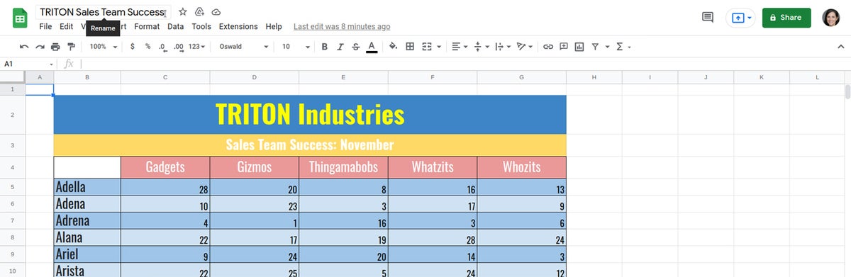 Google Sheets шпаргалка 06 интерфейс редактирования листов