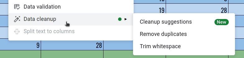 google sheets cheat sheet 13 data cleanup