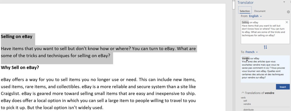 microsoft office translate 05 word translate selection