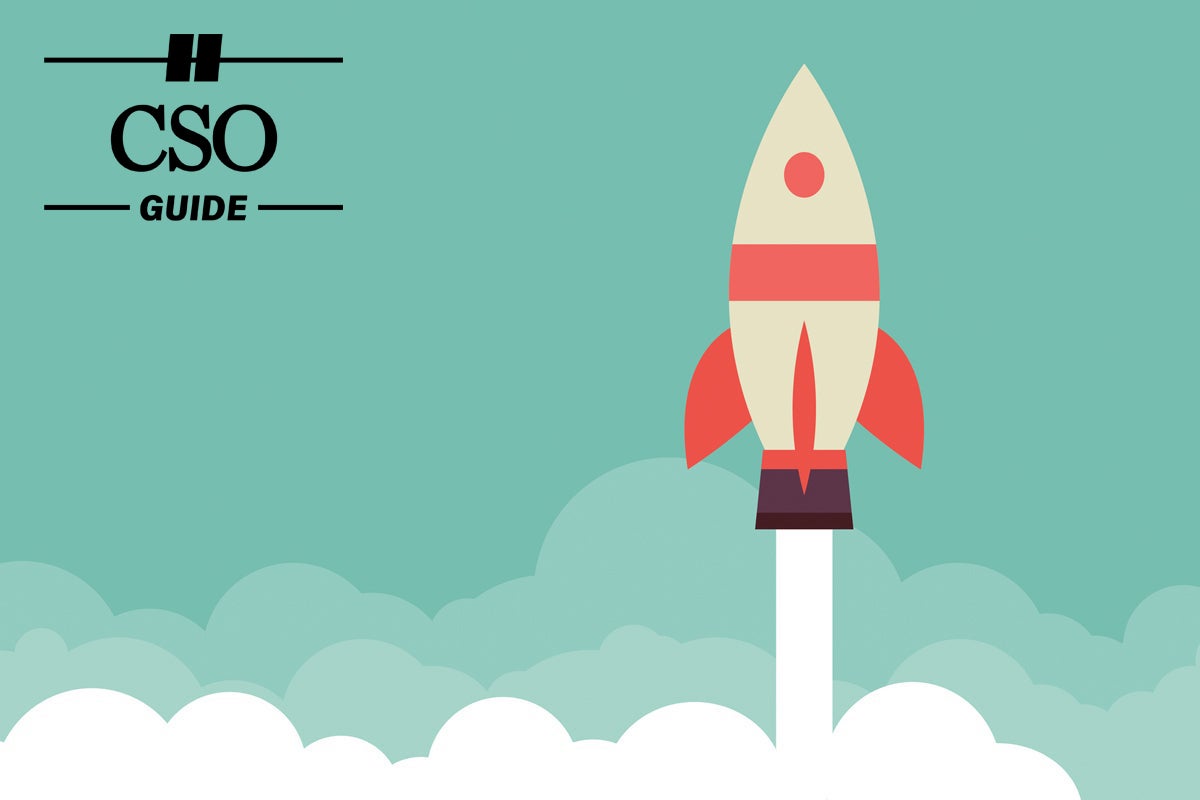 rocket launch startup cloud success growth badge