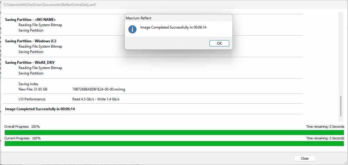 резервная копия образа Windows 08 отражает резервную копию6