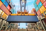 shipping trucking container supply chain shutterstock 214476049
