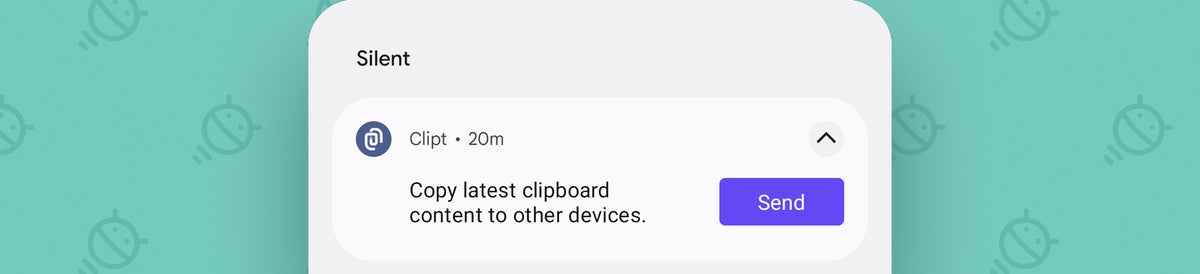 Android Clipboard: Copy — notification