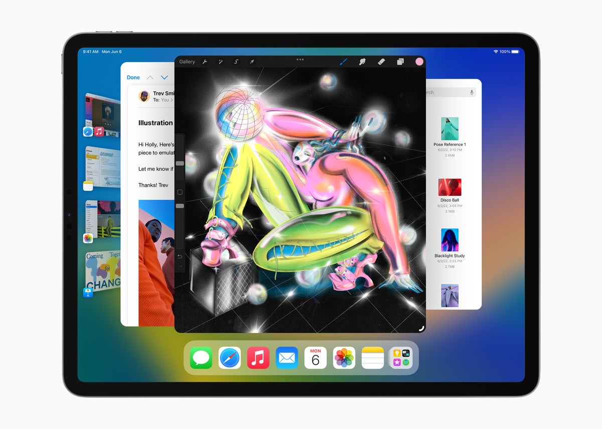 iPad OS 16 desktop