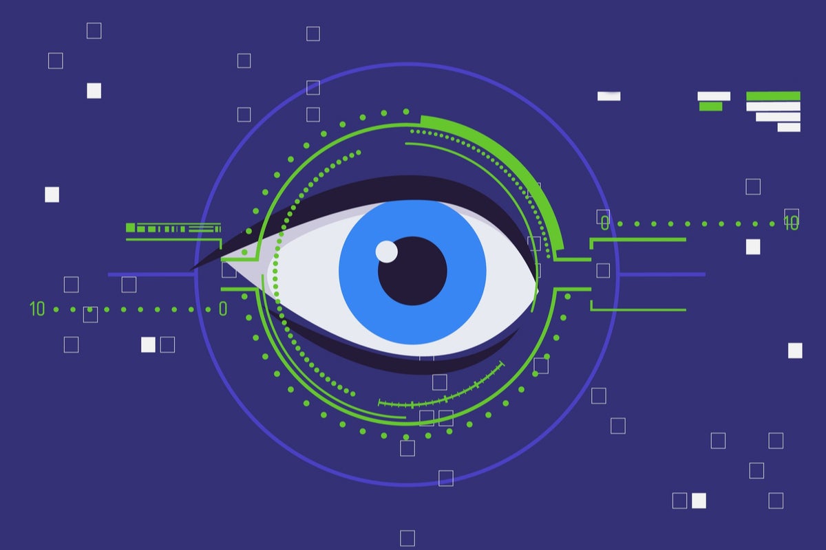 Futuristic design of human eye for cyber security, system diagnostic