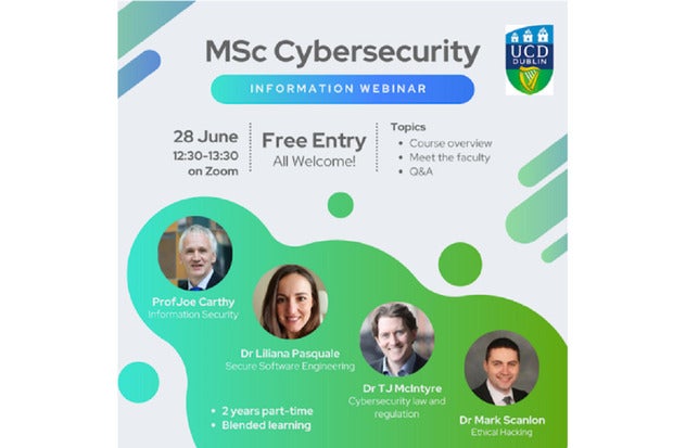 Image: Sponsored by University College Dublin: Upgrade your education with a Masters in Cybersecurity