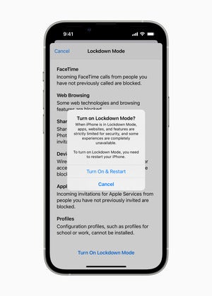 apple lockdown mode update 2022 protections