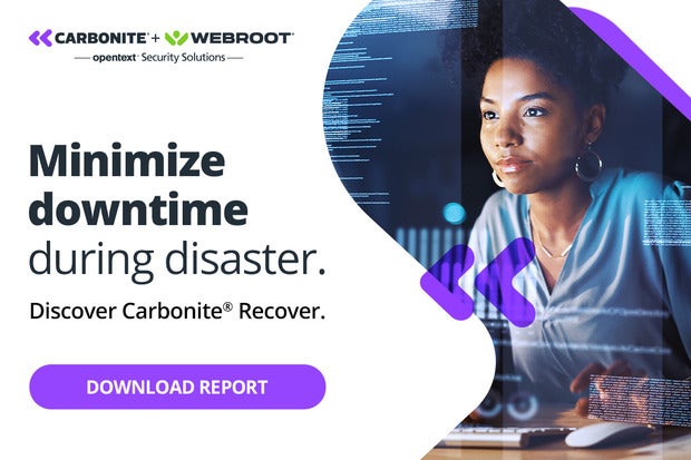 Image: Sponsored by Carbonite ARM: Never worry again when disaster might strike with Carbonite RecoverÂ®
