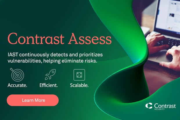 Image: Sponsored by Contract Security: Find and fix vulnerabilities in real time with Contrast Assess