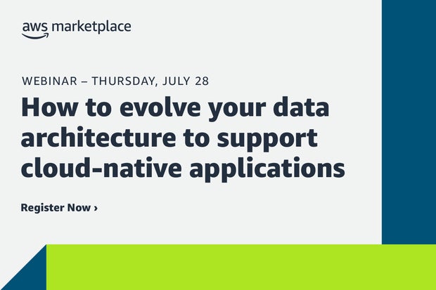 Image: Sponsored by AWS Marketplace: Architecting data for modern applications