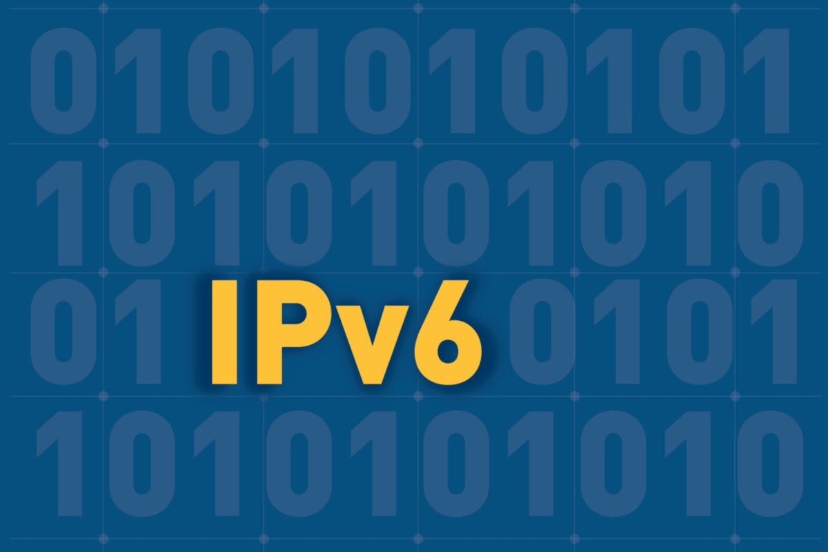 Background illustration of the internet protocol ipv6