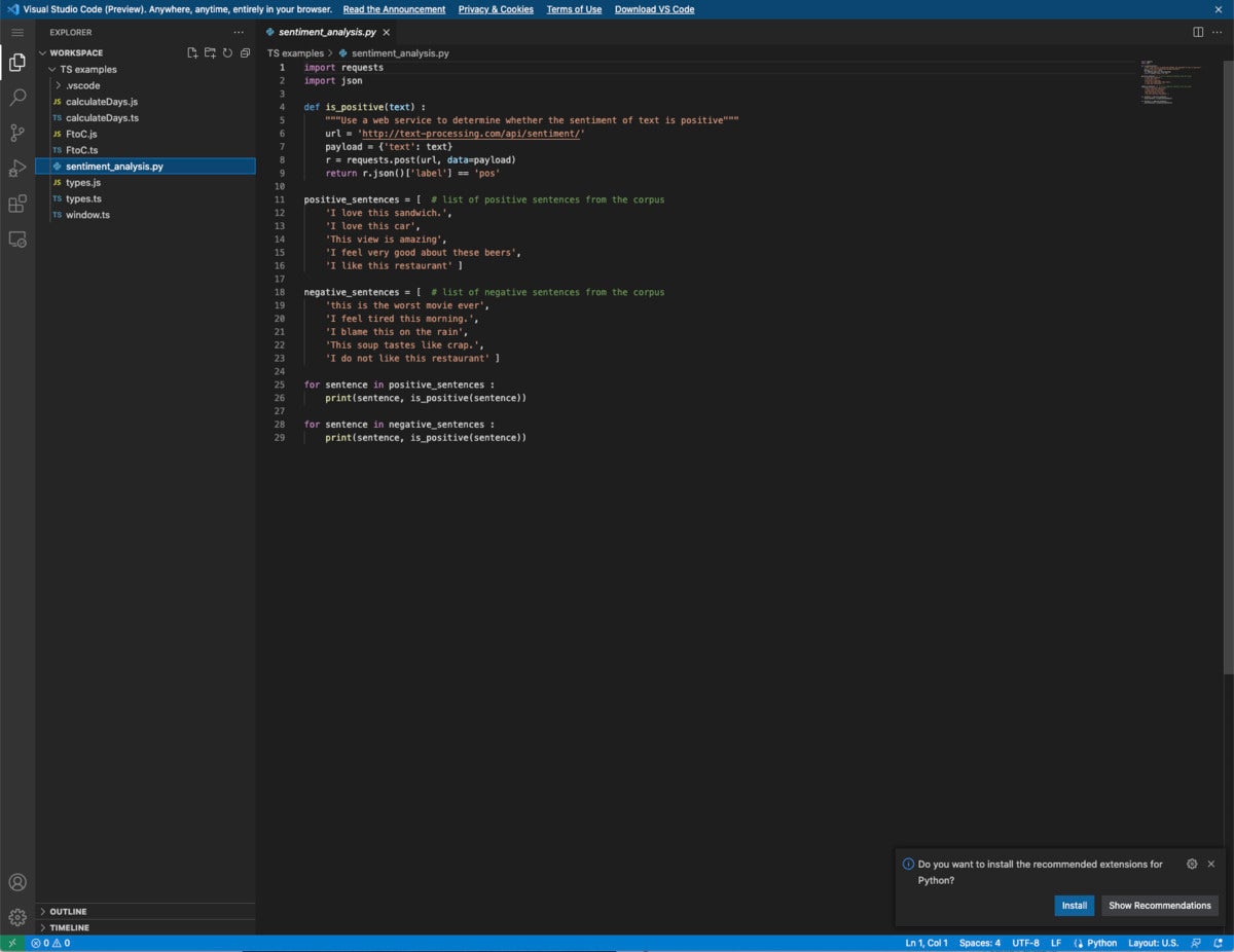 What is Visual Studio Code? Microsoft’s extensible code editor  InfoWorld