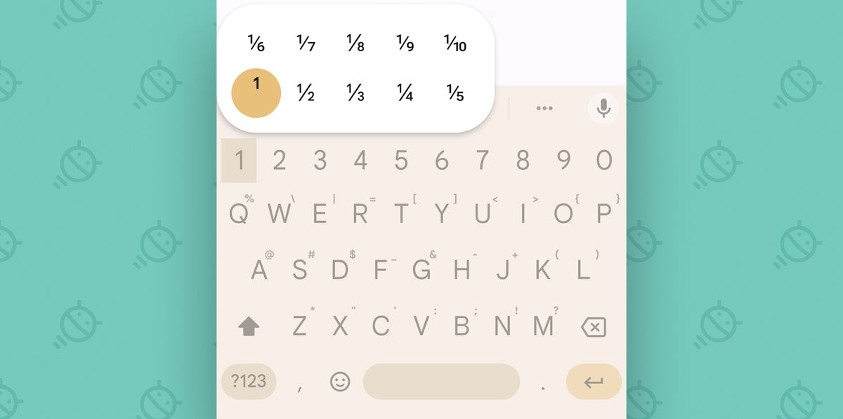 Gboard Settings Android: Number row extras
