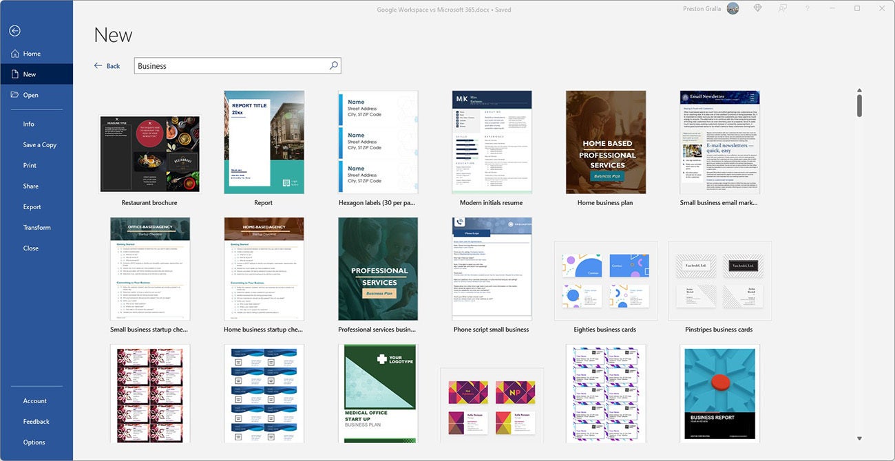 Microsoft 365 Word Template - Image to u