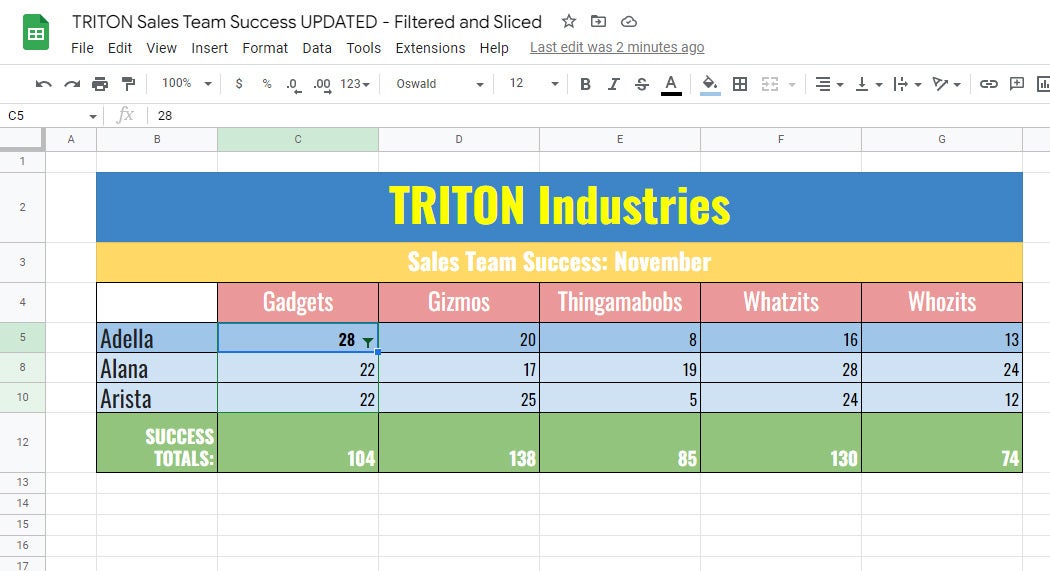 google sheets filters filter conditional result