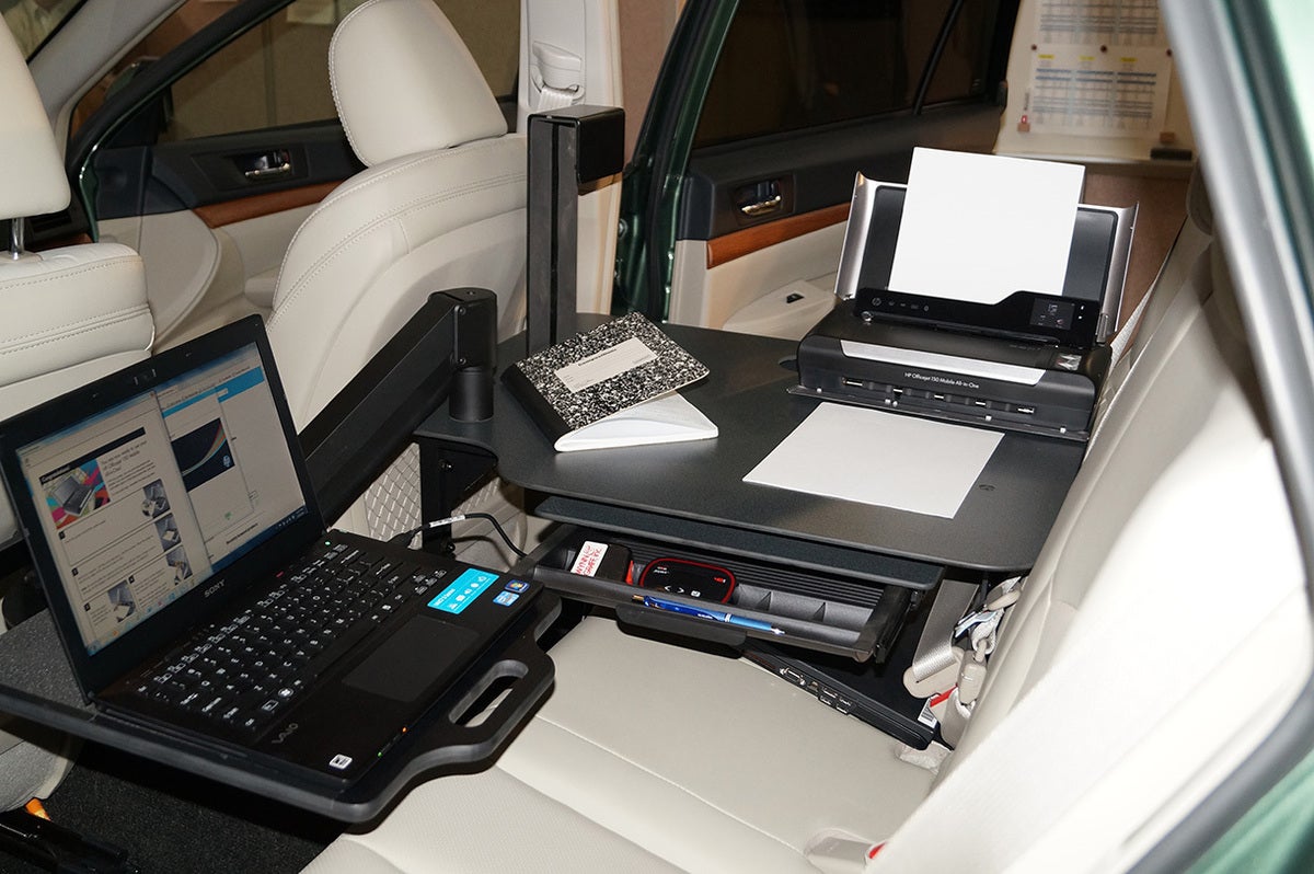 mobile office 14 cargo 300 car desk