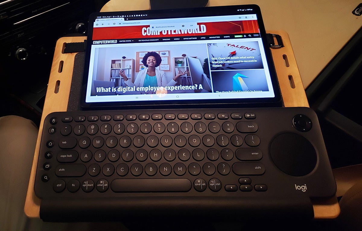 mobile office 16 logitech k600 wireless keyboard