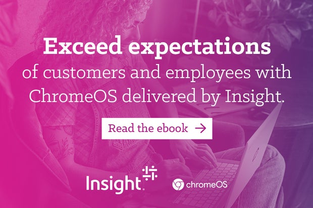 Image: Sponsored by Insight: Free ebook: ChromeOS Kiosks and Digital Signage for Enhanced Self-Service