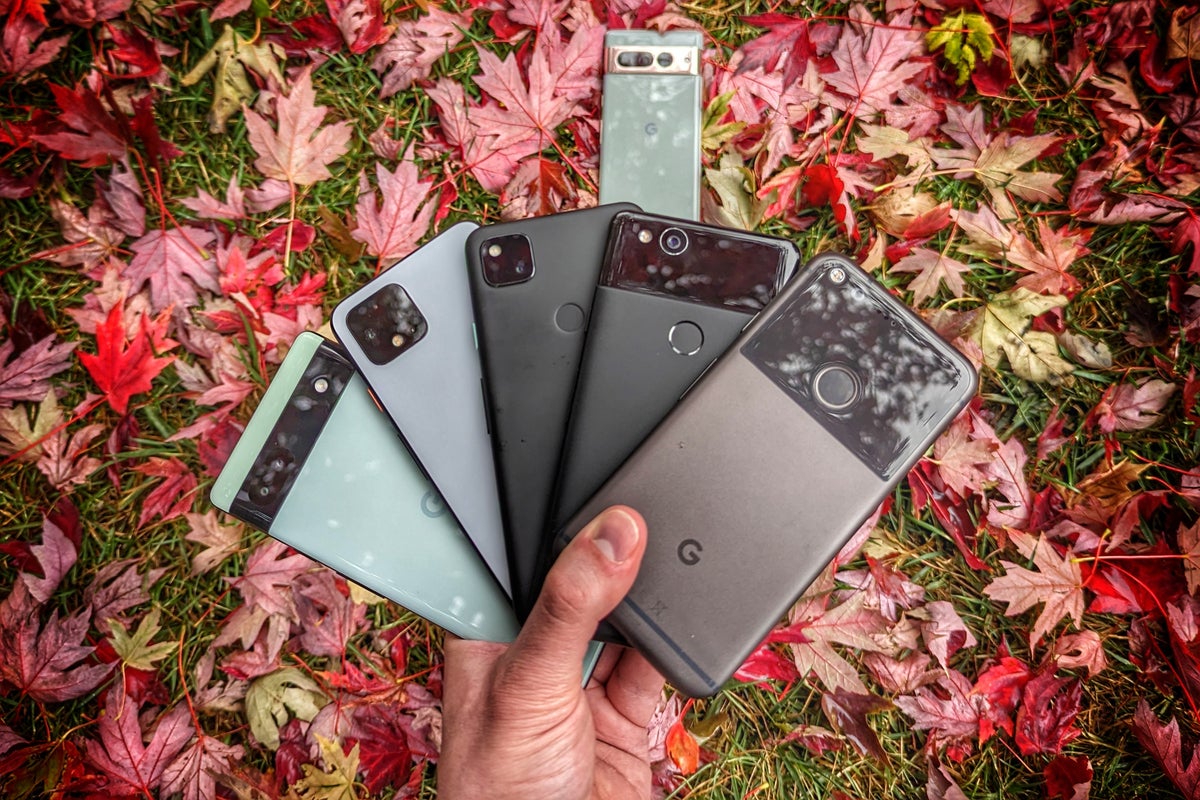 Image: Google Pixel 7 vs. every past Pixel: To upgrade or not to upgrade?