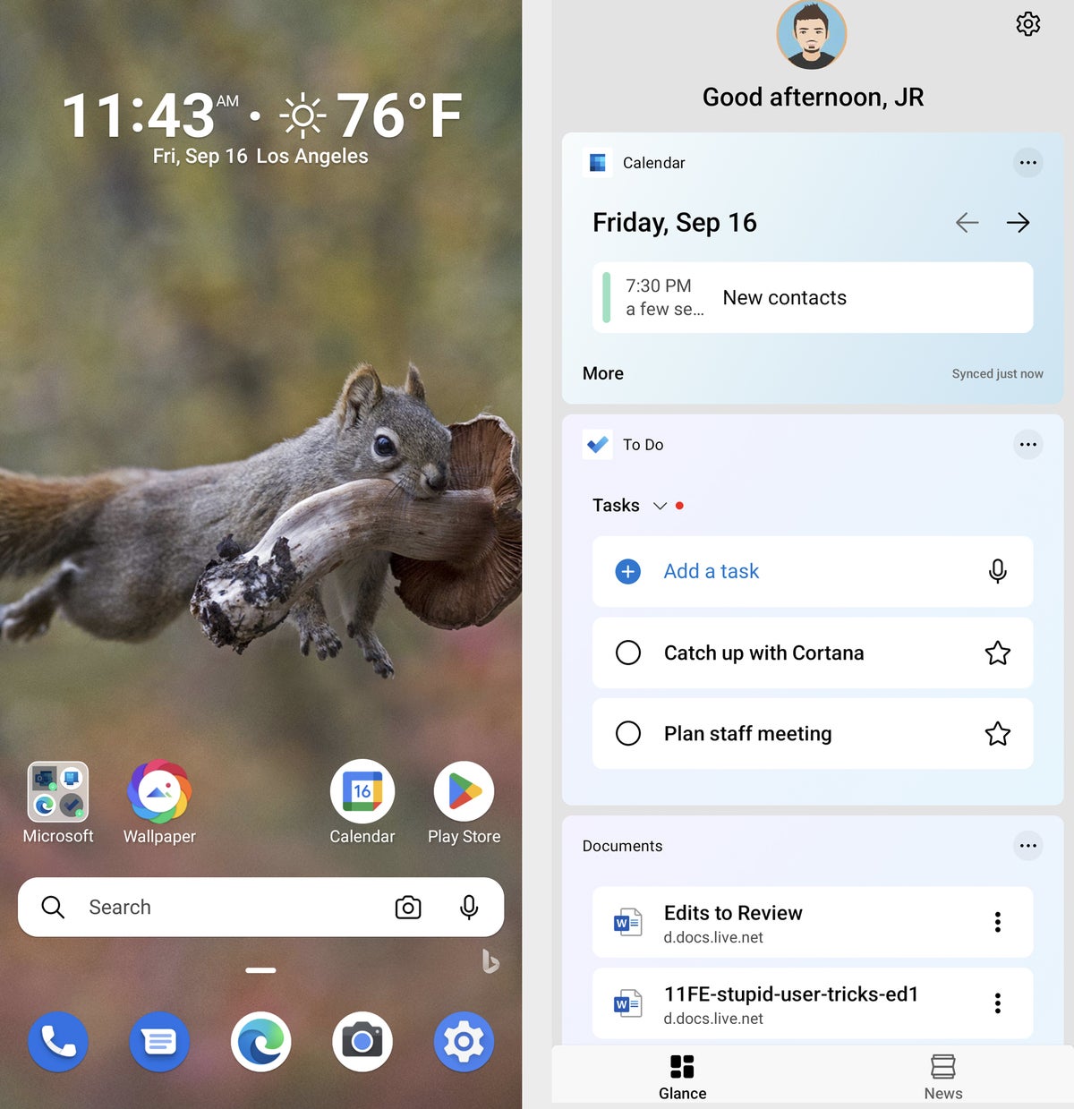 microsoft android launcher