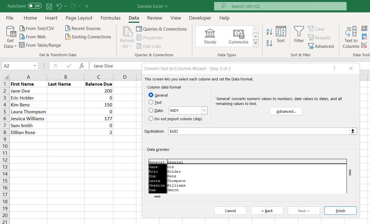 excel macros 08 text to columns wizard3