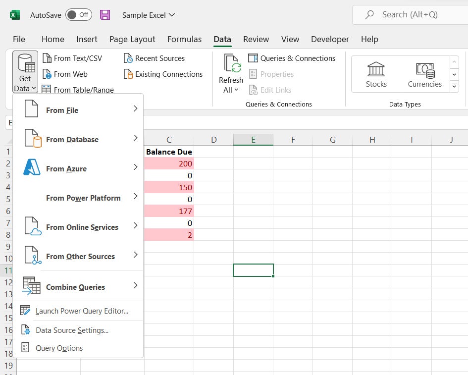 Excel макросы 16 импортировать данные