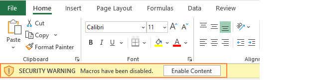 excel macros 17 enable macros