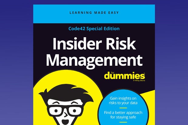 Image: Sponsored by Code42: Insider Risk Management for Dummies