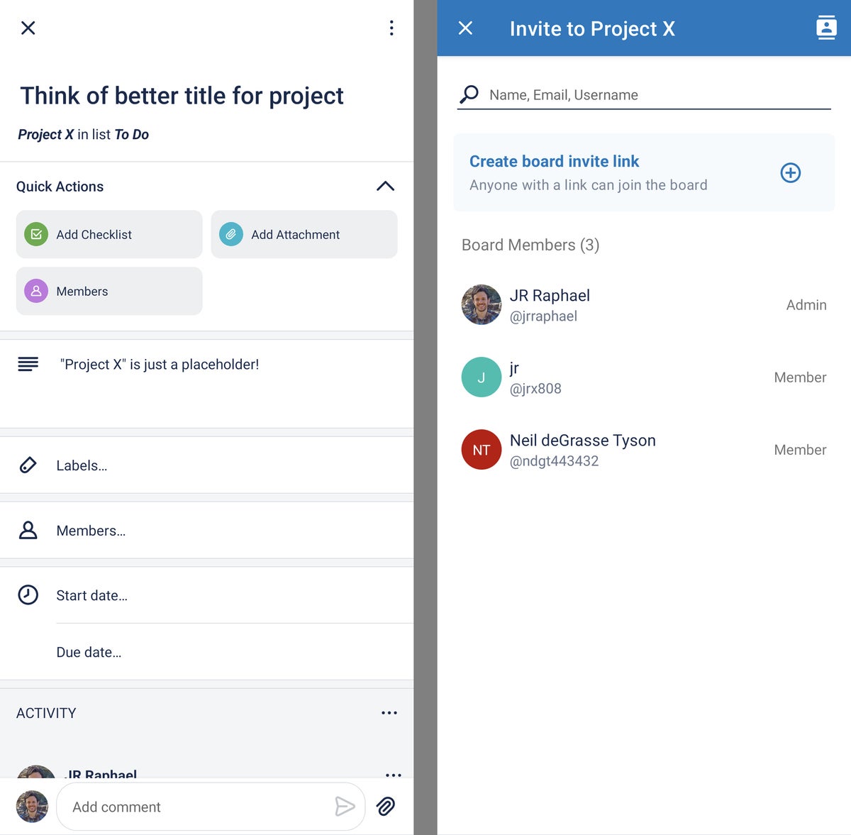 android collaboration apps trello