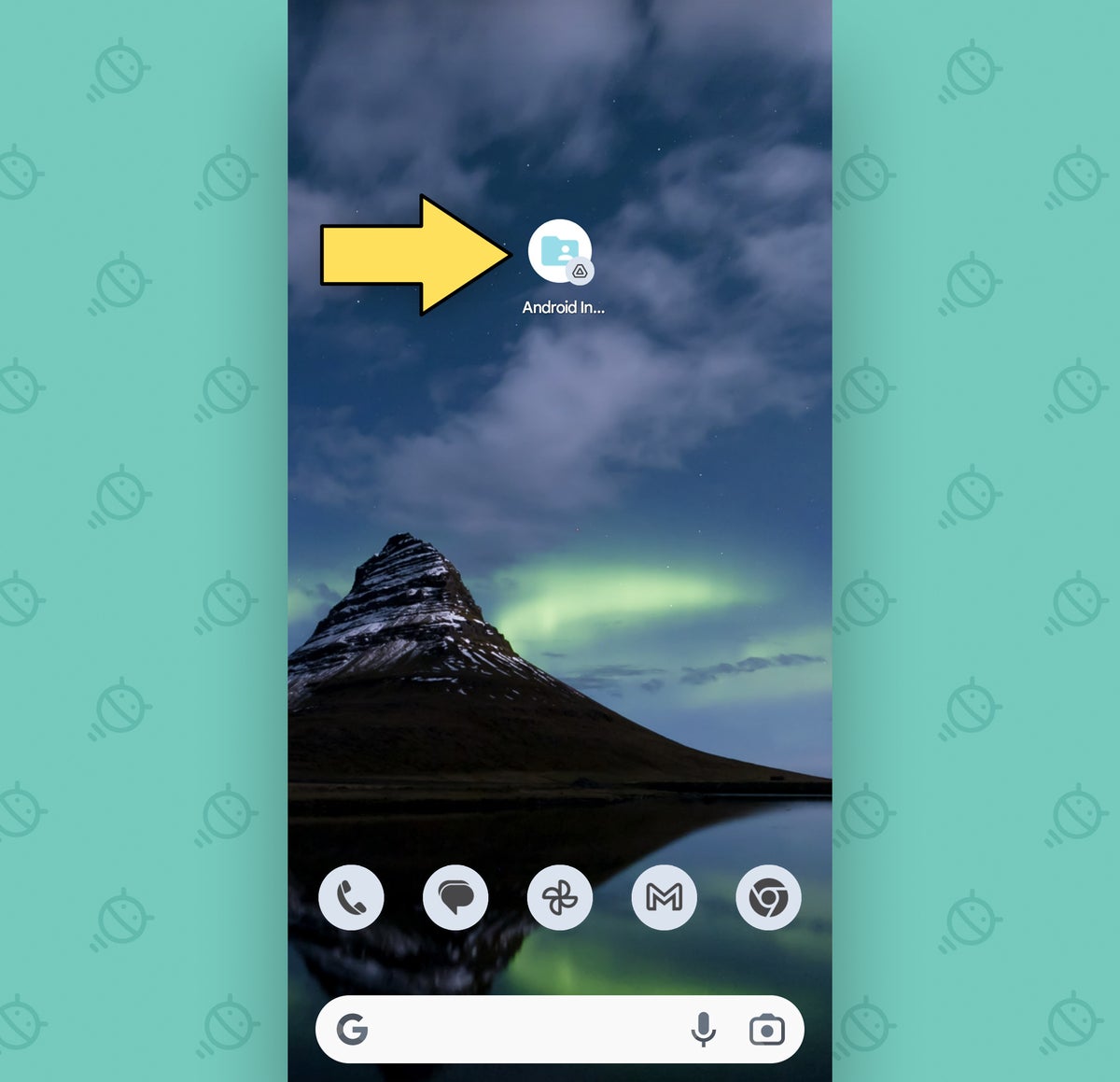 Android Shortcuts: Google Drive home screen