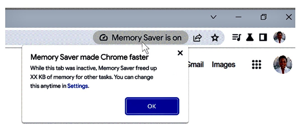 chrome memory saver screenshot