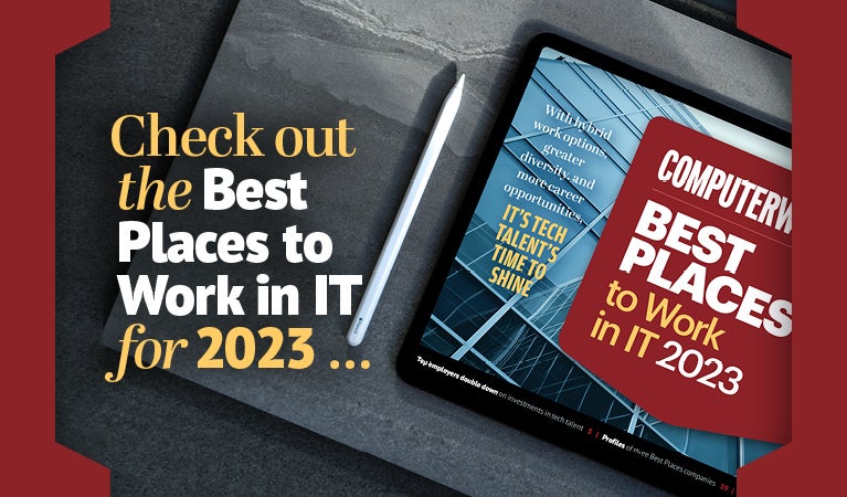 Check out the best places to work in IT for 2023