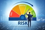 businessman data risk metering management security