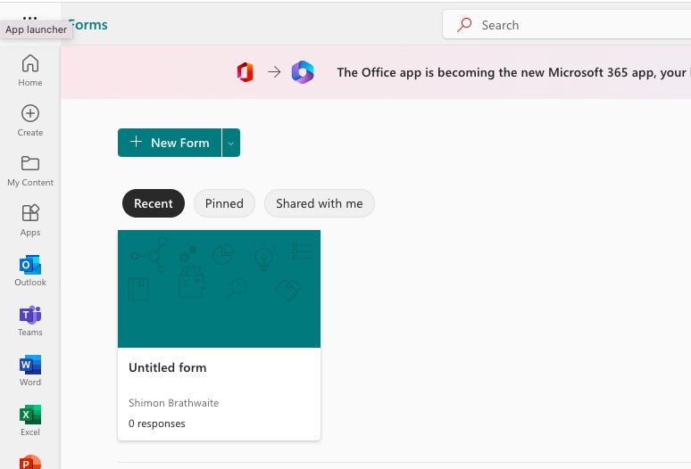 The new Forms app is here! - Microsoft Community Hub