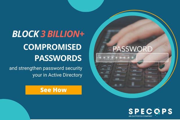 Image: Sponsored by Specops Software: Better Security Starts with Stronger Passwords