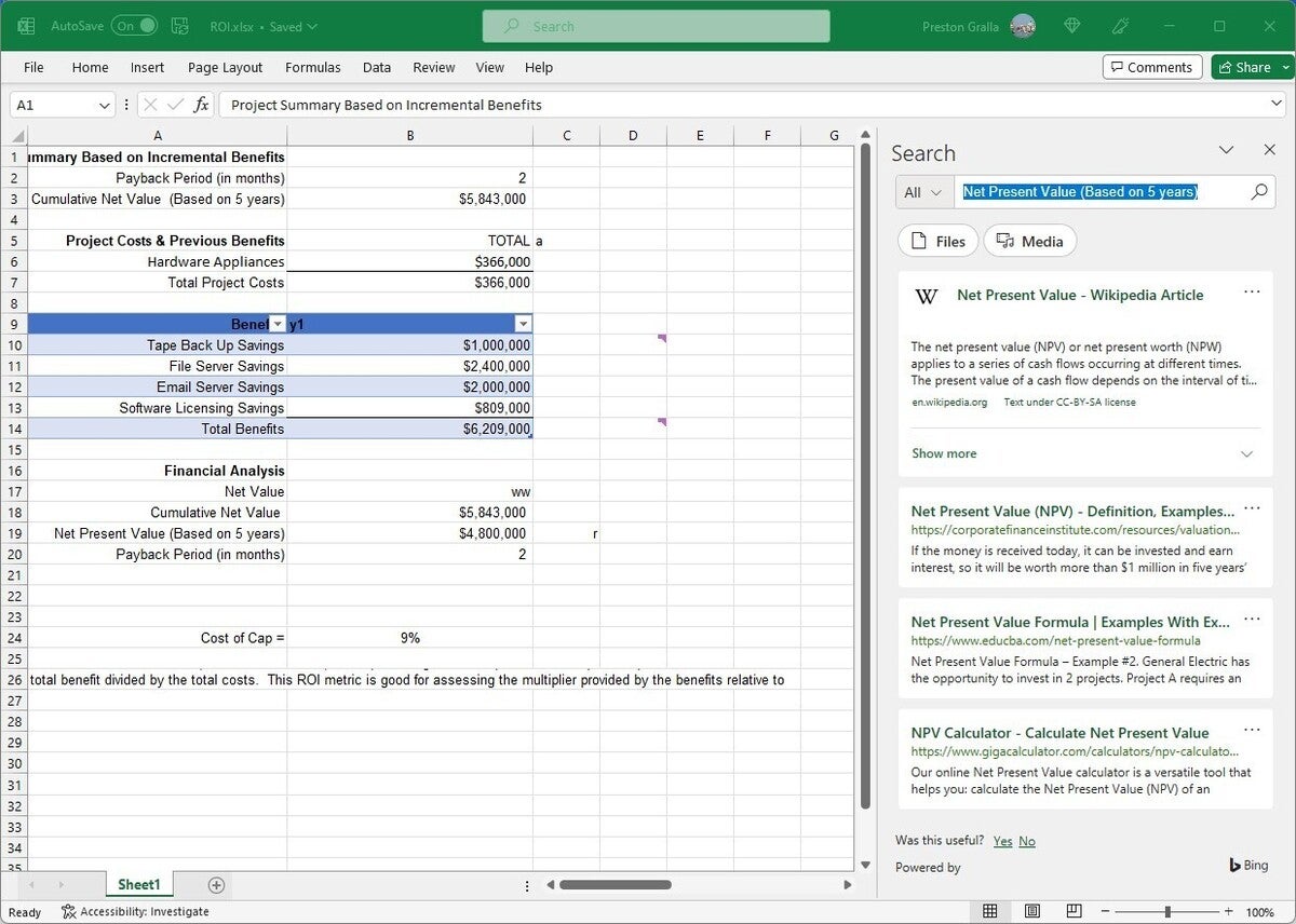 Excel for Microsoft 365 cheat sheet